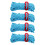 Tent Guy Ropes 4Pcs Blue Polyester for Versatile Set Multipurpose Use in Nighttime Activities 4
