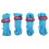 Tent Guy Ropes 4Pcs Blue Polyester for Versatile Set Multipurpose Use in Nighttime Activities 5
