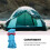 Tent Guy Ropes 4Pcs Blue Polyester for Versatile Set Multipurpose Use in Nighttime Activities 6