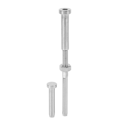 Stemball Swage and Invisible Hex  Threaded Stud Tension End Fitting Terminal Combination Pack 40 Pairs 1