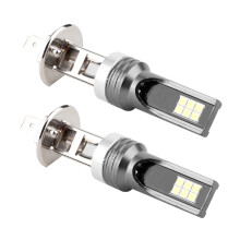 2pcs 3030-12LED H1 24W 6000K White Car Headlight Fog Lamp Auto Accessory