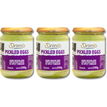 Driver's Pickled Eggs - Pack of 3 Jars x 340g Each