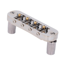 Gitarre Roller-Sattelbrücke Silber 4-Saiter Bass