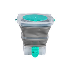 Foldable Gel Blaster Ammo Bucket, Portable Splatter Blaster Accessories, Gel Gun Ammo Container with Strainer