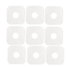 50 PCS 12 Inch Vinyl Sleeves Round Corner Paper LP Inner Sleeves Album Covers Center Hole for Record Protection