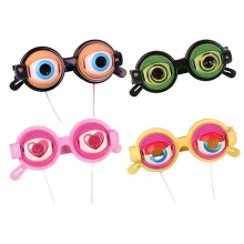 Winking Glasses - Manual Blink Crazy Eyes, Novelties Sunglasses for Adults Shows Parties Selfie