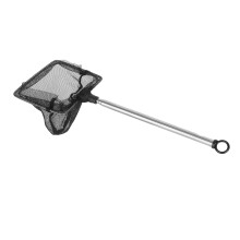 Square Nylon Fish & Shrimp Net with Stainless Steel Handle, 52x7.6cm