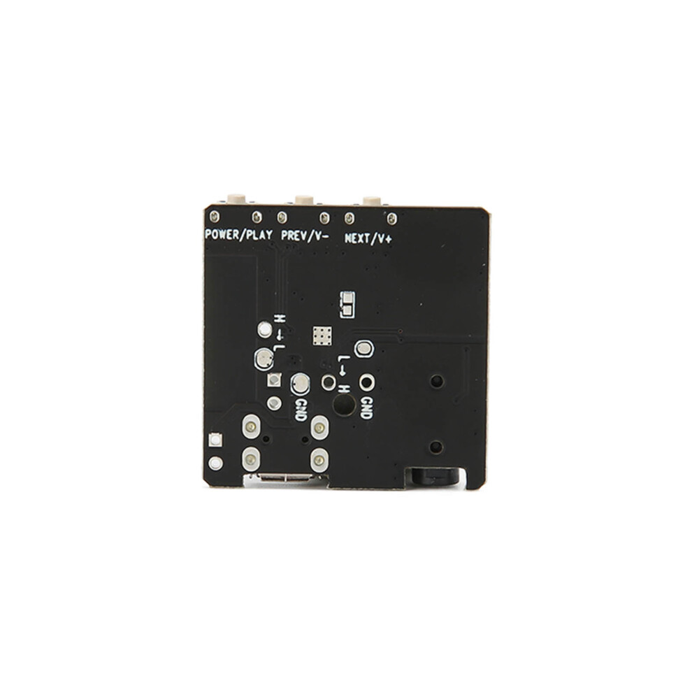 Bluetooth 5.0 Audio Receiver Board Wireless Stereo Amplifier Module For Mp3 Player Black 4651391399271