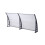 Front Door Canopy 90x200cm Rain Shelter 3