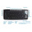 2X 2.4GHz Wireless Keyboard with Trackball Mouse Scroll Wheel Remote Control for Android TV BOX  TV PC Silver 6