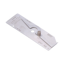 Stainless Steel Welding Inspection Gauge for Inch & Metric Undercut VWAC