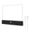 Flat Book Light Rechargeable Clear LED Smart Reading Light with Timer Dimmable Eye Protection for Bedside Travel Study 1