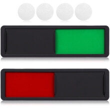 2pcs Blank Door Signs Occupied Signs Privacy Door Indicator Signs Slide Door Signs
