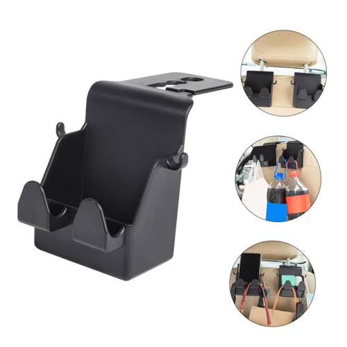 Universal Car Headrest Hook with Secure Arc Design,  Load Capacity Car Seat Hanger Organizer 1
