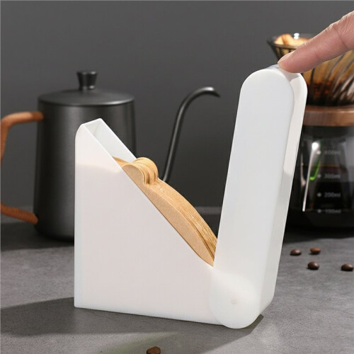 Coffee Filter Paper Holder Box Hand Drip Coffee Filter Paper Storage Rack Cover Filter Paper Storage Box Coffee Tools 2