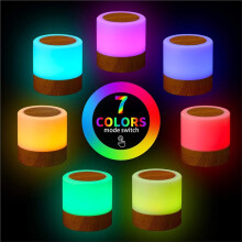 Nachtlicht für Kinder, USB-Wiederaufladbare Kleine Schreibtischlampe, Kabellose Touch-Tischlampe, Tragbare Nachttischlampe
