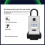 Security Hook Lock Boxes for House Key, Waterproof Outdoor Key Hider for House Key Storage, Resettable Code Key Box 7
