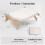 Adjustable Cat Window Perch Hammock Sturdy 40 Lbs Capacity Sunbathing Bed  Washable for Indoor Cats C 7