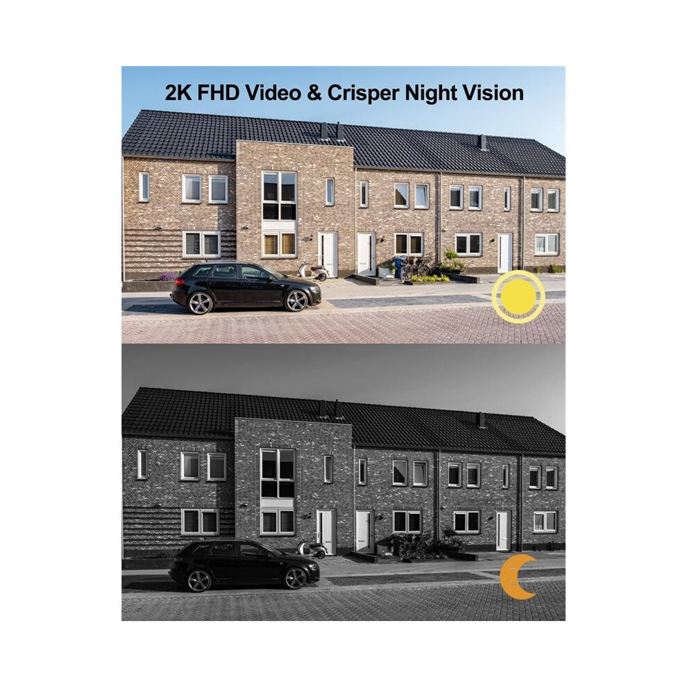 400W Doorbell Camera Wireless, No Monthly Fee,Video Doorbell With Chime,Motion Detection,2 Way Audio,Ip66 6033692507636
