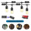 Hooks for Outdoor String Lights Clips, 60Pcs Black Light Clips Heavy Duty Light Hooks for Indoor Outdoor String Lights 1