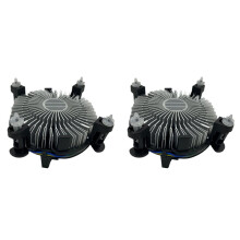 2X CPU Cooling Fan Radiator Heatsink, 2400 RPM Hydraulic for LGA 775 1150 1155 1156 1151 Optimal Gaming Performance