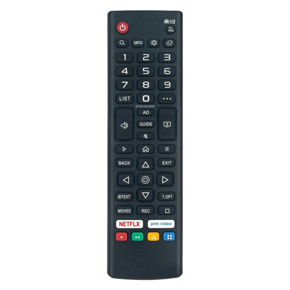Replacement Remote For Lg Tv No Programming Needed Universal Compatible Models 9330225091806