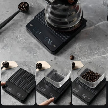 Balance à Café Électronique de Haute Précision avec Tapis Étanche, Affichage LED, Minuterie USB, Accessoires Professionnels pour la Maison