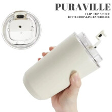 320ML Tumbler Insulation Cup Coffee Mug Car Insulated Water Bottle Travel StainlessSteel Vacuum Flasks Drinking Kettle,A