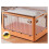 Foldable Storage Box with Wheels Large Capacity Transparent Stackable Waterproof for Closet Use and Home Organization D 4