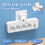 EU Plug Outlet 4 Sockets Electrical Socket No Extension Cord with USB Type-C  Two Specifications 10