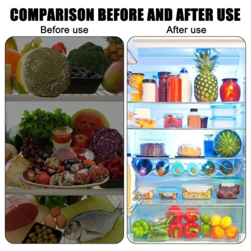 Refrigerator Odor Eliminator - Advanced Deodorizer & Freshener for Fridge, Effective Deodorizer and Odor Remover 2