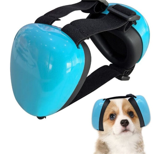 Protetor Auricular Universal para Cães e Filhotes com Proteção Contra Ruídos.S 2