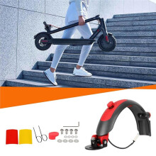 Ulip Rear Mudguard Set with Tail Lights Compatible with M365 Pro Pro2 Xiaomi3 Electric Scooter Parts Swagger 5 Scooter Black
