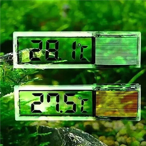 2 Medidores Electrónicos LCD Digitales de Temperatura para Acuarios. 1