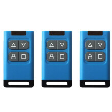 Télécommande Copie 433 MHz 50 Mètres pour Ouvre-Porte de Garage Électrique, Duplicateur de Contrôleur, Bleu