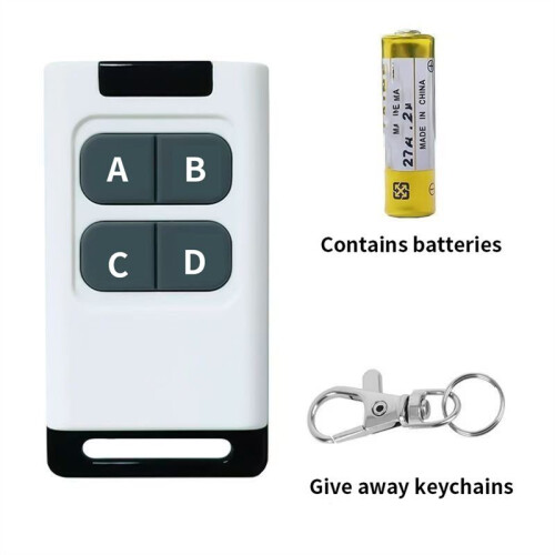 433MHz Copy Remote Control 50 Meters Clone Remote Control for Electric Garage Door Opener Controller Duplicator 2