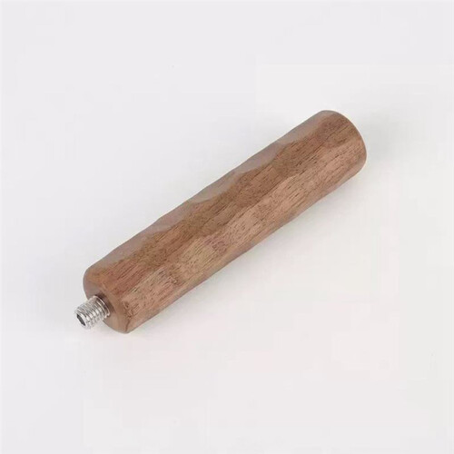 Coffee Machine Wooden Handle Threaded Handle Natural Wood Texture Coffee Cup Machine Replacement Accessory Espresso 2