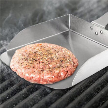 Large Griddle Scoop for Hibachi Type Cooking Stainless Steel Food Shovel for Scrambled Fried Rice Grilling Food Mover