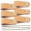 6Pcs Leather Drawer Pulls Thickened Leather Cabinet Handle with Screws Multi-Purpose Leather Knobs Furniture Drawer Knob 6