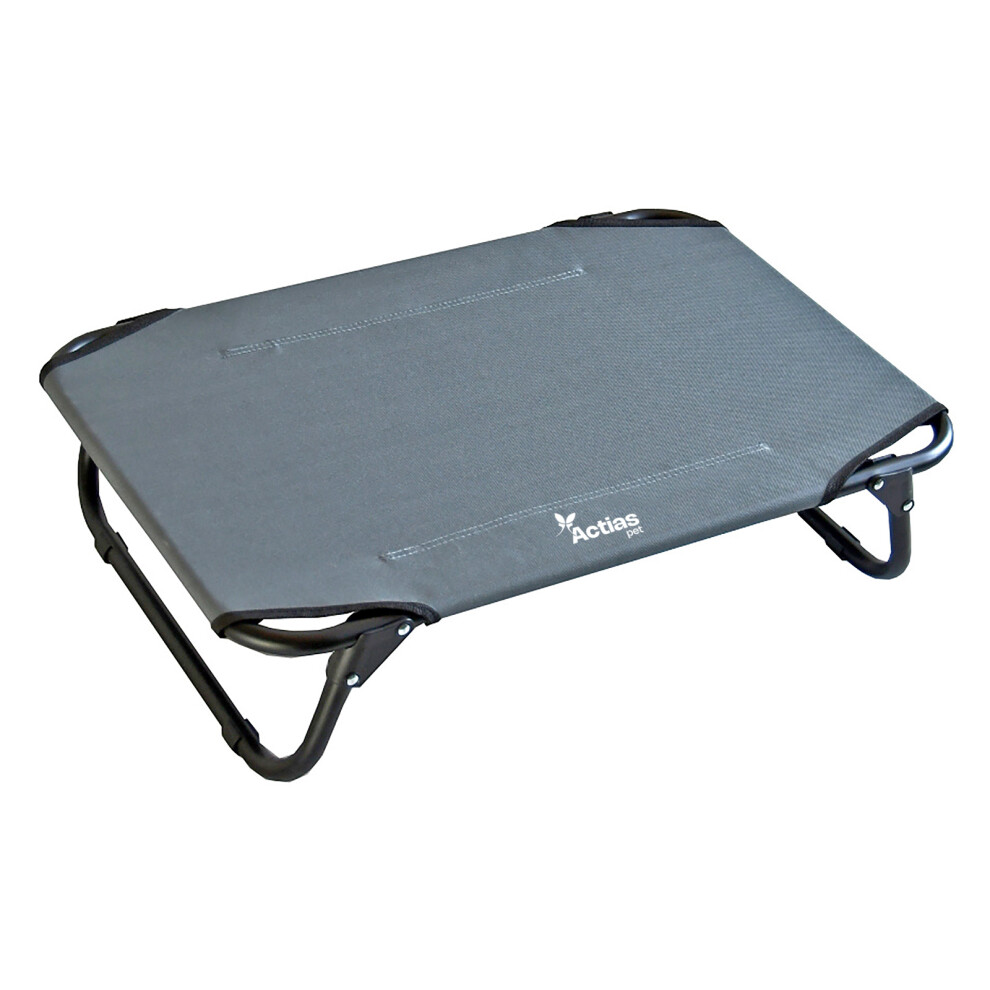 Actiaspet Medium Elevated Dog Bed Folding Camping Cot Grey