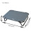 Medium Elevated Dog Bed Folding Camping Cot Grey 4
