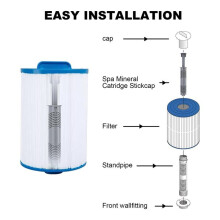 Spa Silver Ion Cartridges for Hot Tubs Hot Tub Mineral Ion Stick - Keeps Water Clean & Clear, Lasts 4 Months for Spa