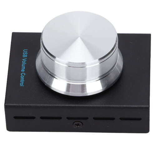 USB Volume Controller with One Key Knob, Aluminum Alloy, Micro USB