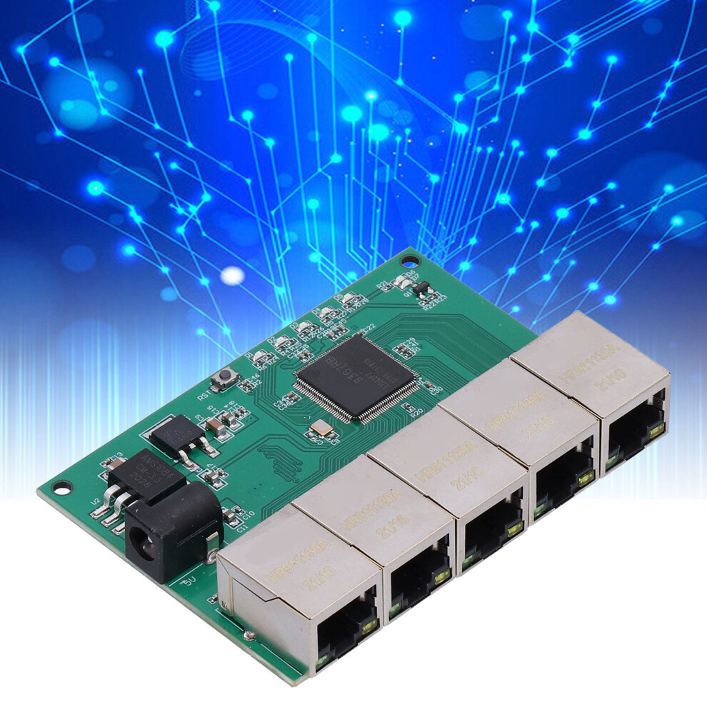 5 Port Gigabit Ethernet Switch Module 1000M 100M Dc 5V For Industrial Automation 4631391402959