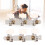 Chrome Guitar Tuning Pegs 3x3 13