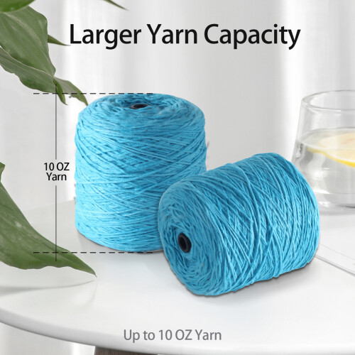 (Blue) Electric Yarn Winder for Knitting Lovers 2