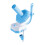 (Blue) Electric Yarn Winder for Knitting Lovers 4