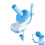 (Blue) Electric Yarn Winder for Knitting Lovers 5