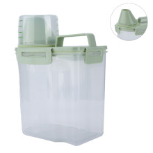 Wasserdichter Futternapf für Haustiere 1,5L mit Deckel & Messbecher, ABS+PP