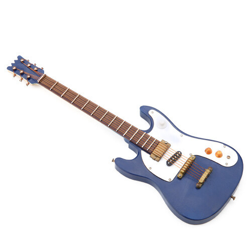 Wooden Mini Guitar Desk Decoration 2
